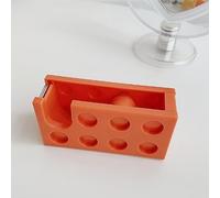 TOPINCN Mignon en Forme de Bloc de Construction Mini Distributeur de Bandes de Bureau Dispensateur de Bureau de Bureau Support de Bande pour L'école D'études en Vert (ORANGE)