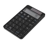 TOPINCN Mini 2.4G USB sans Fil Clavier Numérique Calculatrice écran LCD pour Bureau Mac Noir