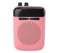 TOPINCN Mini Amplificateur Vocal Portable Amplificateur de Son Personnel Rechargeable avec Microphone Filaire et Lecture MP3 pour les Visites de Présentations des Enseignants