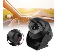 TOPINCN Mini Boule de Boussole Adhésive Portative pour Tableau de Bord de Bateau de Camion de Voiture, Boussole Auto-adhésive en Plastique Durable pour la Navigation de Conduite, pour Voitures Camions