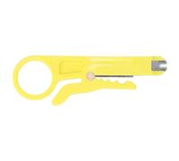 TOPINCN Mini Dénudeur de Fil, Outil de Coupe Simple et Sûr pour Ligne Téléphonique, Câbles de Données CAT5/CAT6, Matériau ABS
