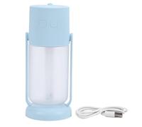 TOPINCN Mini Humidificateur Portable avec Ambiance Diffuseur Léger Humidificateur Diffuseur de Bureau pour les Voitures Bureau de Voyage Home 260ml (BLUE)