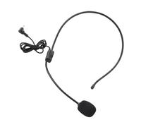 TOPINCN Mini Microphone Filaire en Matériau ABS, Micro à Condensateur monté sur Tête pour Amplificateurs Vocaux, Haut-parleurs