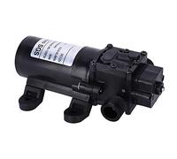 TOPINCN Mini Pompe à Membrane Anti-reflux Auto-amorçante DC12V 1/2 Pouces Sortie D'eau Droite pour les Utilisateurs de Pompe Boost