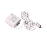 TOPINCN Mini Pompe de Fontaine d'eau pour Chat, Silencieuse, Réglable, Alimentée par USB, Pompe de Distribution d'eau pour Animaux de Compagnie, ABSLongueur du Cordon d'alimentation: env. 148,5 Cm