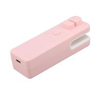 TOPINCN Mini-Scellant de Sac, 2 en 1 Scellant de Chaleur avec Coupeur Portable de Révise-machine à Chaleur Magnétique Scelleur pour Sacs en Plastique de Collation (PINK)
