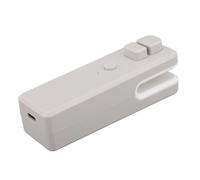 TOPINCN Mini-Scellant de Sac, 2 en 1 Scellant de Chaleur avec Coupeur Portable de Révise-machine à Chaleur Magnétique Scelleur pour Sacs en Plastique de Collation (WHITE)