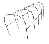 TOPINCN Mini Serre, Cerceaux de Jardin de Serre Tunnel Robustes de 10x6,5x6,5 Pieds Surélevés avec Un Cadre en Acier Enduit de Poudre pour Le Jardinage de Plantes Intérieures et (100*250 cm)
