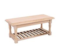 TOPINCN Mini Table à Manger en Bois, Modèle écologique et élégant, Décoration de Maison de Poupée, Jouet en Bois