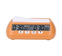 TOPINCN Minuterie D'échecs Numérique, Horloge D'échecs Professionnelle pour Match, Minuterie Portable, Jeu pour Joueurs Adultes, Matériau ABS (Yellow)