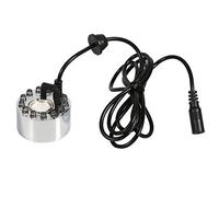 TOPINCN Mist Maker, Atomiseur LED 24V 12 LED à Changement de Couleur à Ultrasons Brumisateur Fontaine d'eau Atomiseur D'étang Humidificateur d'air(#2)