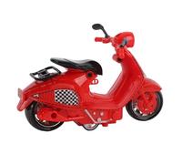 TOPINCN Modèle de Moto en Alliage, Figurine de Moto Décorative avec Un Design élégant pour Les Cyclistes, Ornements de Décoration de Bureau à Domicile, Taille 11,5x8 Cm (Rouge)