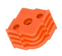 TOPINCN Modèle de Routeur de Gabarit Rayon pour la Coupe Efficace des Coins Arrondis sur le Cadre Photo à Angle Droit (ORANGE)