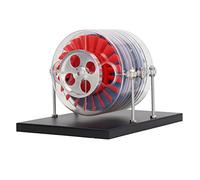 TOPINCN Modèle de Turbine à Vapeur, Dispositif de Démonstration Physique à Plusieurs étages pour L'apprentissage en t Les Projets Scientifiques, Taille 7,1x4,9x4,3 Pouces