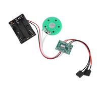 TOPINCN Module de Carte de Vœux Vocale D'enregistrement de 60 Secondes, Fonction de Jeu Claire et Forte pour Cartes de Noël, Artisanat, Jouets 10CM