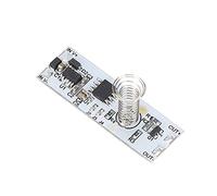 TOPINCN Module de Commutation Tactile, Circuit imprimé de Commande de Gradation pour Lampe de Table, Module de Commande Tactile Haute sensibilité pour Lampe de Placard, Matériau ABS Durable