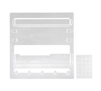 TOPINCN Montage Mural de L'étagère de Chevet, Organisateur Mural de Chevet Organisateur D'Adhésif Adhésif Accessoires Accessoires avec CORCH (Clair)