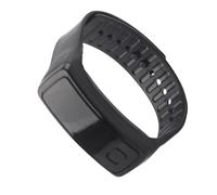 TOPINCN Montre à la Courroie en Silicone à Lambeau à LED pour Femmes, Horloge D'affichage électronique de 12 Heures (Black)