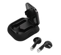 TOPINCN Montre de Sport pour Hommes et Femmes, Montre de Sport avec écouteurs, compatibilité Multifonctionnelle, Contrôle de la Caméra à Distance, de Prévisions Météorologiques (Acier Noir)