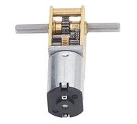 TOPINCN Moteur à Engrenage à Vis sans Fin, Réduction D'encodeur brossé Durable DC3V 4 Tr/min pour les Applications de Robots de Voiture Intelligentes
