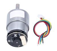 TOPINCN Moteur à Engrenages Micro-réducteur de Vitesse DC12V avec Encodeur pour Appareils Ménagers, équipements Médicaux et Distributeurs Automatiques (1000RPM)