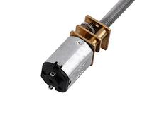 TOPINCN Moteur De Réduction à Engrenage Electrique Moteur à Engrenages Micro à Couple Elevé CC 12V 400 TR/Min N20 16mm à Vis M4x55mm