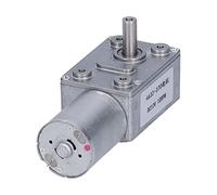 TOPINCN Motoréducteur à Vis sans Fin Autobloquant DC 12V avec Vitesse à Vide de 10 Tr/min pour Bricolage 4632-370 pour Ouvre-fenêtre, Ouvre-porte