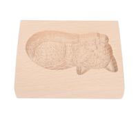 TOPINCN Moule à Biscuits en Pain D'épice, Tampon en Bois de Hêtre sculpté avec Finition à la Cire D'abeille Alimentaire, pour la Pâtisserie (à la Citrouille, Biscuits, Gâteaux de lune).