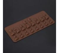 TOPINCN Moule à Chocolat en Silicone de qualité Alimentaire, Antiadhésif, sans Danger pour L'environnement, pour Faire des Desserts Faits Maison, Idéal pour les Amateurs de Pâtisserie