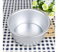 TOPINCN Moule à Gâteau Rond de 6 Pouces en Alliage D'aluminium, Moule de Cuisson Durable Antiadhésif pour la Maison ou la Pâtisserie