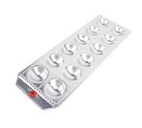 TOPINCN Moule à Raviolis, Machine à Raviolis Ronde en Aluminium à 12 Trous avec Conception à Faible Entretien, Moule Rond pour la Cuisine à Domicile et le Restaurant