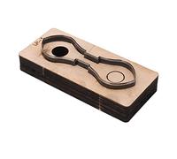 TOPINCN Moule D'estampage de Découpe de Métal en Cuir et Acier allié pour L'artisanat de Bricolage, pour le Traitement de Bricolage et les Tissus Superposés, adapté aux Portefeuilles et aux (LR-1)