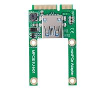 TOPINCN MSATA à L'Adaptateur USB2.0 Convertisseur USB Card Mini PCI-E, Idéal pour Connecter Les Mini Appareils USB, Mini-Lot de Taille Pleine/Moyenne pour Le Récepteur de Souris Fil, Adaptateur