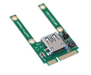 TOPINCN MSATA vers USB Converter Adapter Carte for Mini PCI-E Expansion - Enregistrez L'emplacement USB pour L'ordinateur