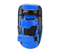 TOPINCN Muay Thai Kicking Curve Pad pour L'entraînement à la Cible de Boxe, Bouclier de Frappe Durable pour Les Coups de Pied, Placement des Mains Réglable pour Les Niveaux, Idéal pour Les (Bleu