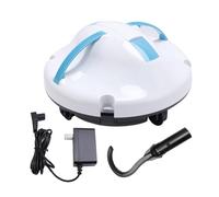 TOPINCN Nettoyeur de Piscine Robotique, 5200mAh Affairs de Robot sans Fil Automatique Automatic pour Les Piscines Au-Dessus du Sol, 120 Minutes D'exécution, Aspiration (Prise UE)