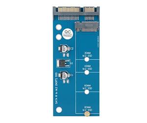 TOPINCN NGFF Carte de Conversion Adaptateur M.2 vers Riser Board pour Disque SSD SSD, Performances Stables, Petit et Exquis, Bleu, Longueurs de 3 Cm à 8 Cm