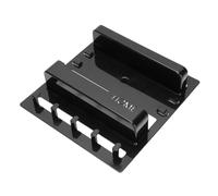 TOPINCN Organisateur de Chevet Adhésif, étagère de Chevet Murale, Organisateur D'accessoires avec Crochets pour Téléphone, écouteurs à Distance, Tablette, Clés, Dortoir, Rangement Mural (Black)