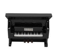 TOPINCN Ornement de Piano Vertical de qualité Supérieure, Conception de Thème Musical Exquis, Statue de Piano Vertical de Taille Moyenne, Modèle de Piano en Bois, Décorations Suspendues