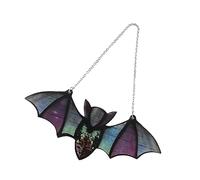 TOPINCN Ornements de Fenêtre de Chauve-Souris d'halloween Attrape-Soleil de Chauve-Souris teinté coloré, Ornement Vintage à Effet Réfléchissant pour Décor d'halloween Effrayant, Matériau Acrylique
