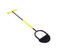 TOPINCN Outil de -Bordure pour Pelouse, Bordure avec Poignée en Caoutchouc de 42 Pouces de Long, Poignée en T, Large Plaque de Pied Demi-Lune pour L'entretien du Jardin