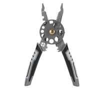 TOPINCN Outil de Dénudage de Fil Professionnel, Pince à Poignée Revêtue de Caoutchouc, Pince à Dénuder Multifonctionnelle, Outil de Séparation de Cordon pour électriciens et