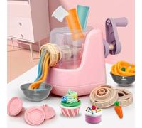 TOPINCN Outil de Jeu de Pâte pour Enfants, Ensemble de Modélisation d'argile pour Enfants, Jouet de Fabricant de Nouilles avec Outils de Pâte à Modeler pour Le Développement Créatif et