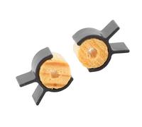 TOPINCN Outil de Mise en Forme de Barbe, Roue D'entraînement de Moustache, Modèle de Style de Barbe Noire, fabriqué en Matériau de qualité, Parfait pour Concevoir un Style de, Idéal pour un Usage