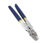 TOPINCN Outil de Sertissage de Câbles Métalliques, Virole Efficace en Acier Inoxydable pour le Sertissage de Câbles de 0,1 à 2,2 Mm, Coupe Précise pour Différentes Tailles de Fils, adapté à une
