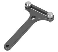 TOPINCN Ouvre-boîtier de Montre, clé Réglable en Forme de T pour Un Remplacement Facile de la Batterie, Outil de Réparation pour Horlogers (Grey)