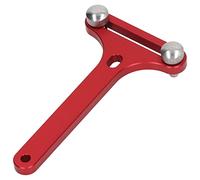 TOPINCN Ouvre-boîtier de Montre, clé Réglable en Forme de T pour Un Remplacement Facile de la Batterie, Outil de Réparation pour Horlogers (Rouge)