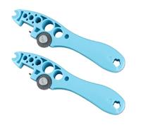 TOPINCN Ouvre-bouteille en Plastique Durable en Forme de Poisson, 2 Pièces, pour Usage Domestique et Hospitalier