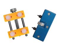 TOPINCN Ouvre-Montre en Acier Inoxydable avec Outil de Base de Fixation pour Un Remplacement Facile de la Batterie Ensemble D'outils de Réparation de Montre pour Les Amateurs de Bricolage