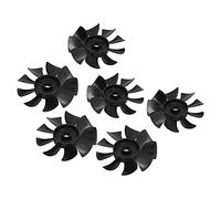 TOPINCN Pales de Moteur de Compresseur de Ventilateur Silencieuses pour Remplacement de Pompe à Air, en Matériau ABS, Paquet de 6 pour un Usage Domestique